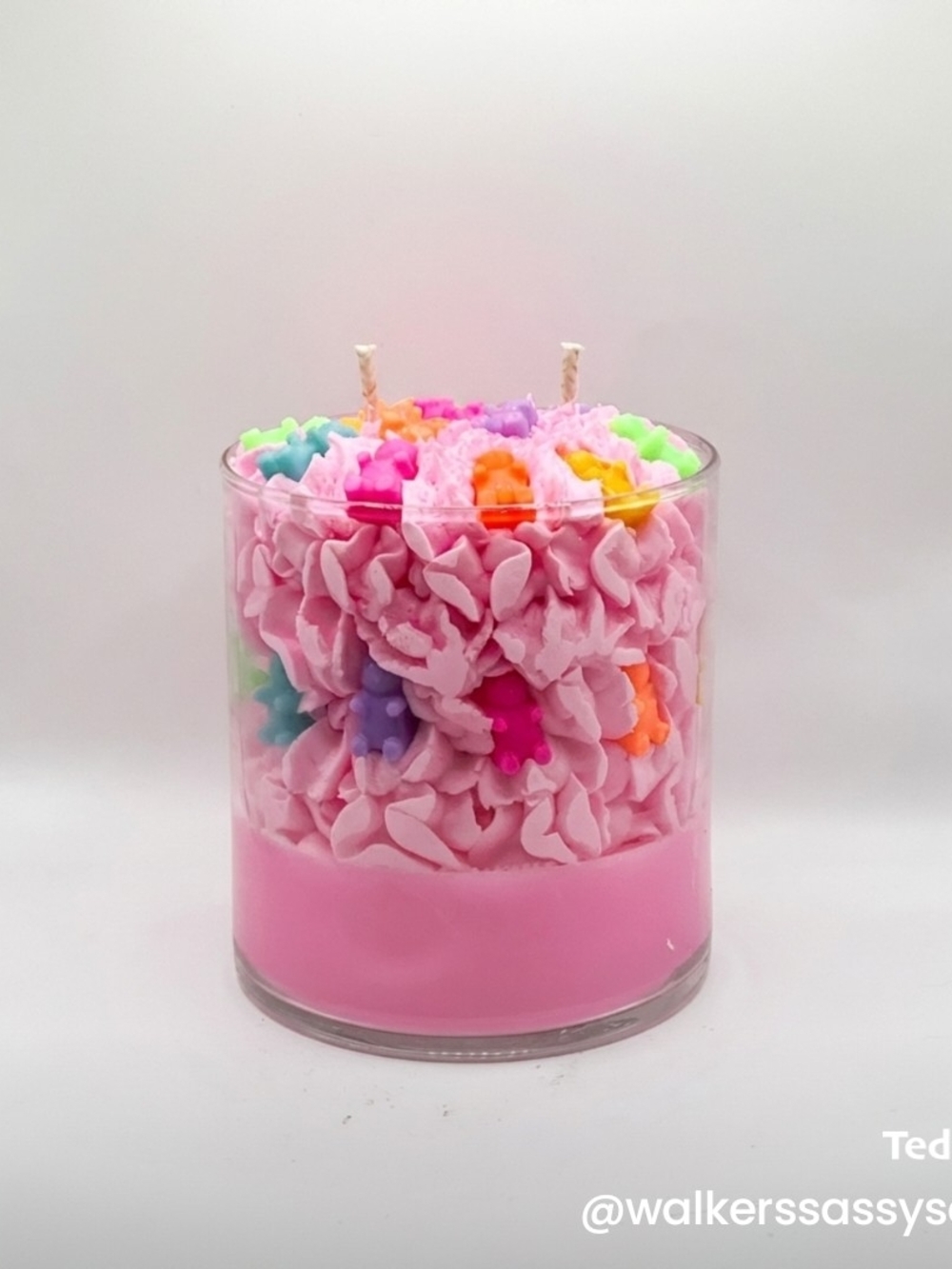 Pink Gummy Bear Candle - Picture 3 of 4
